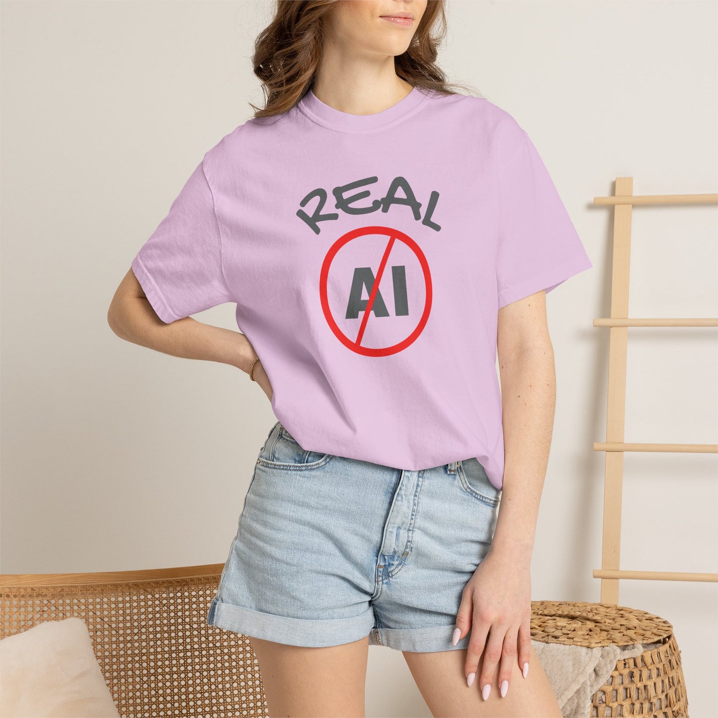 Real, No AI, Unisex T-shirt