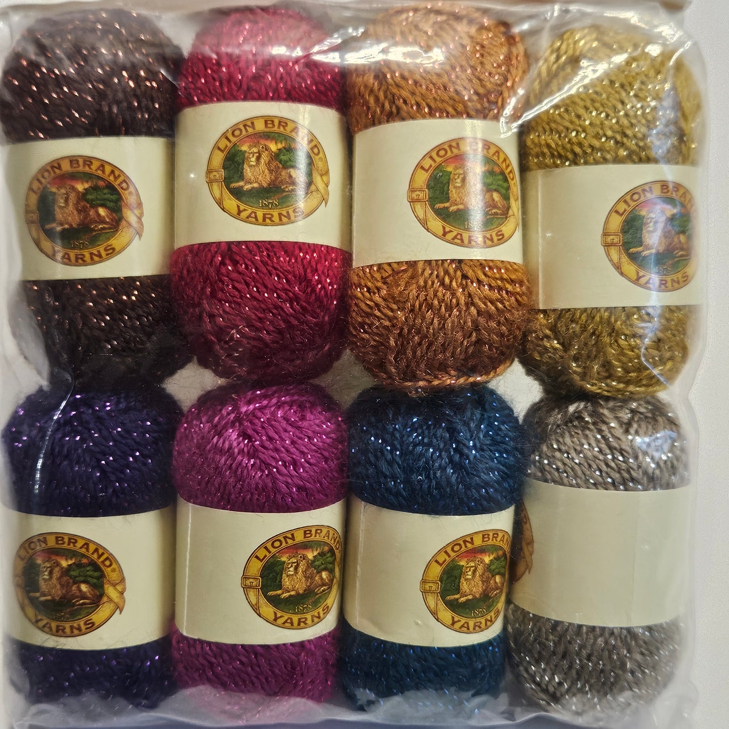 Lion Brand BonBons Party Assortment, Acrylic And Metallic Yarn