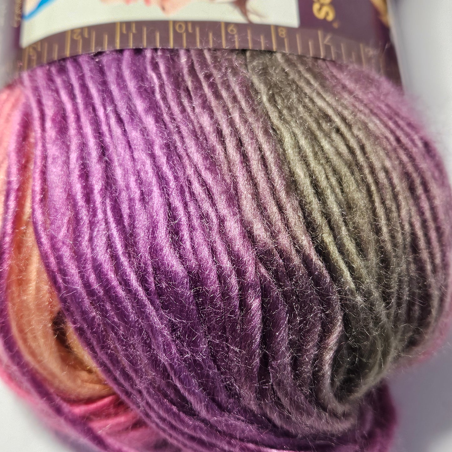 Lion Brand Landscapes yarn, Coral Reef, 4 medium, 2 skeins