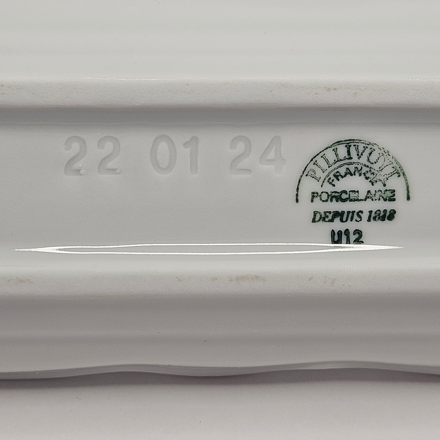 PILLIVUYT Porcelain 4 Corn on the Cob Holders, France, Depuis 1818, U12