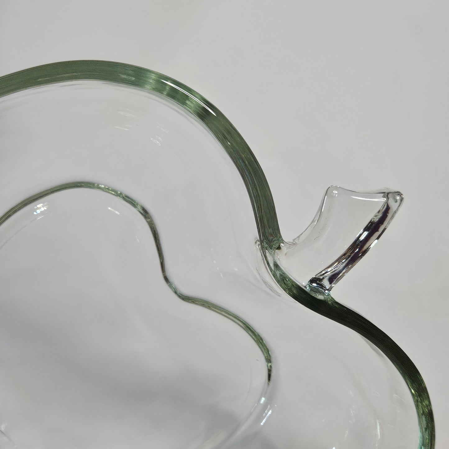 Vintage Apple glass serving bowl