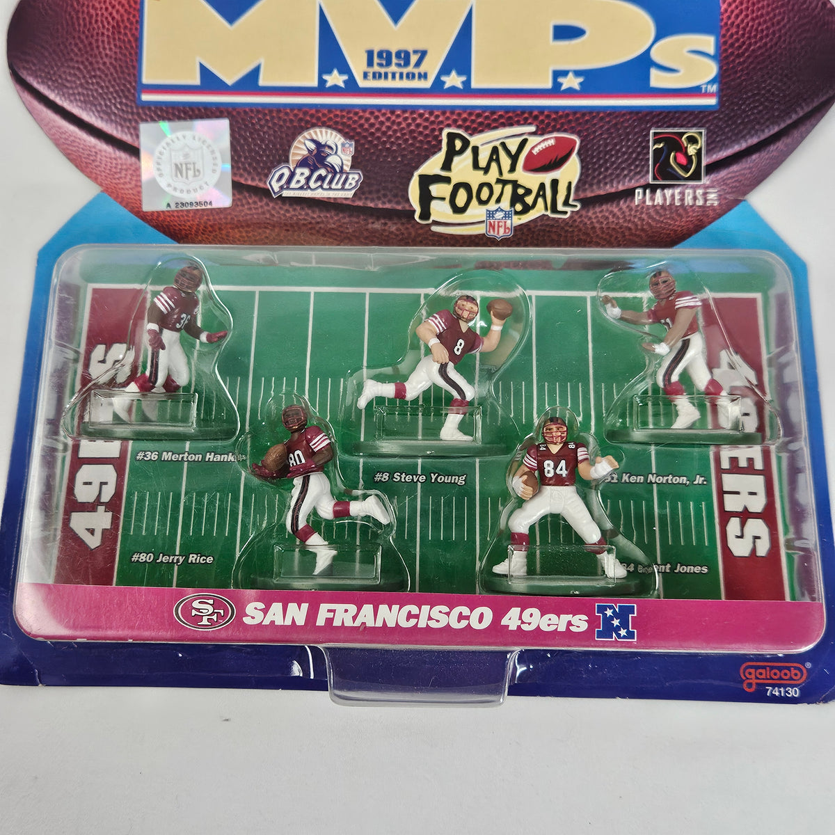 San Francisco 49ers, All Star MVP poseable-action figures, 1997
