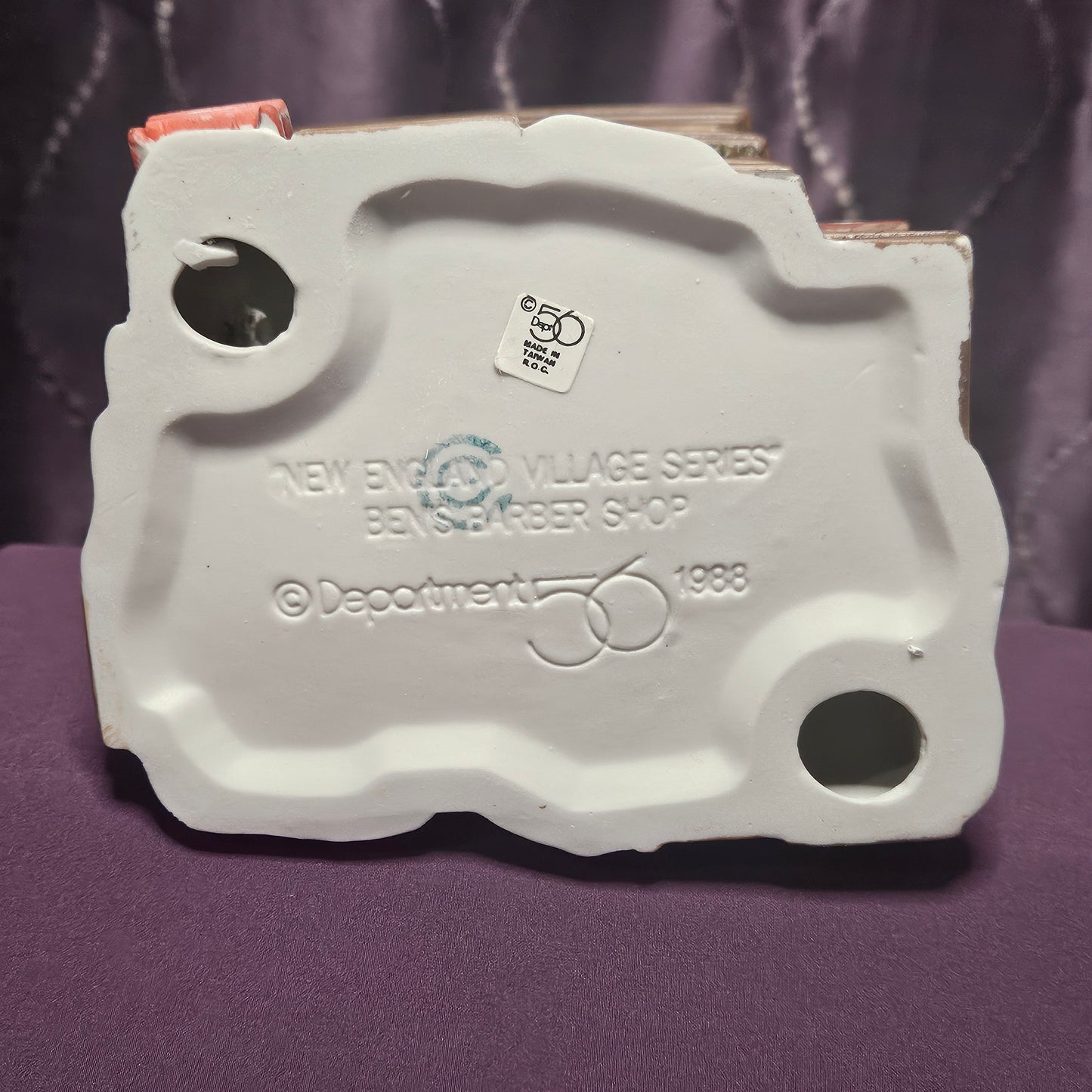 Ben's Barber Shop, Department 56 New England Village Collection, #5939-0