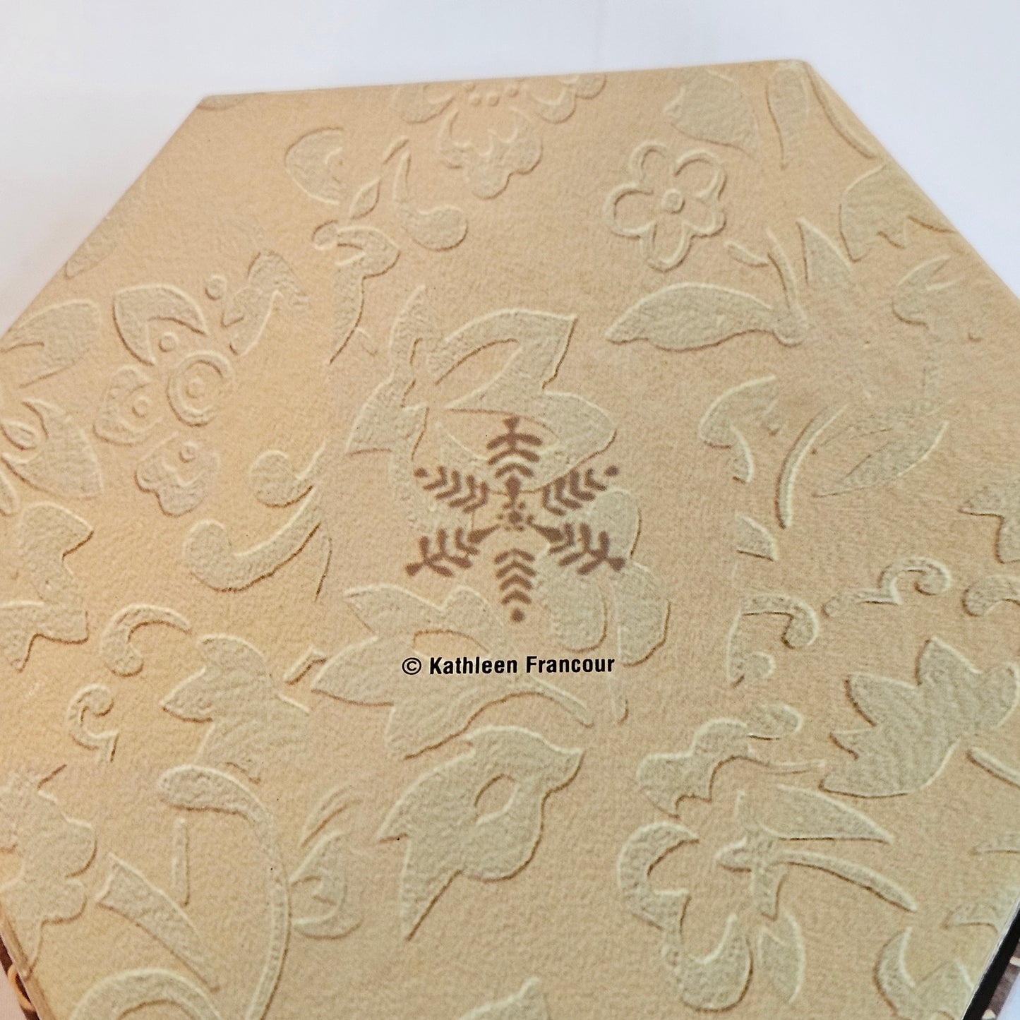 Vintage Kathleen Francour Ornaments, set of 6 ornaments in original box