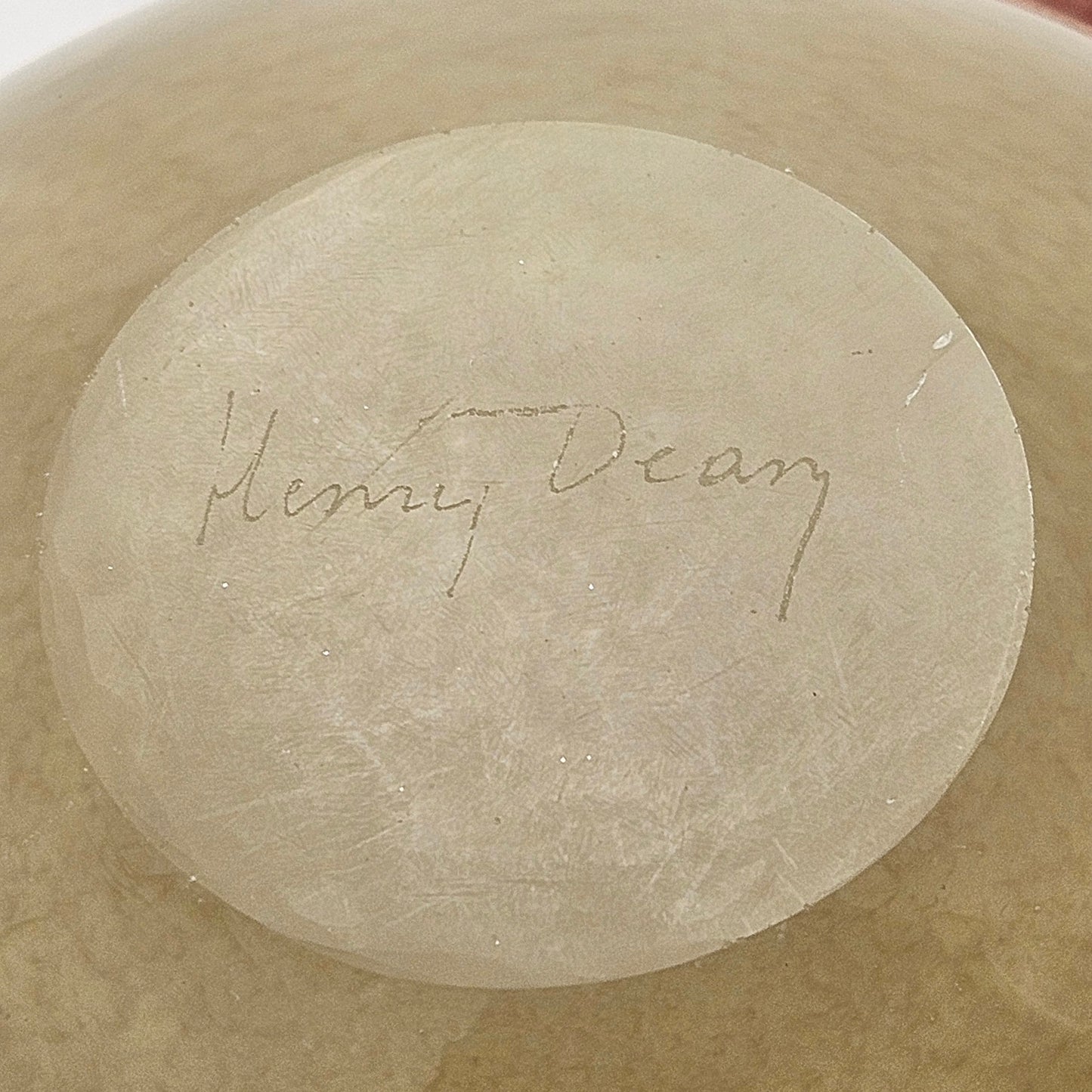 Henry dean art glass bowl