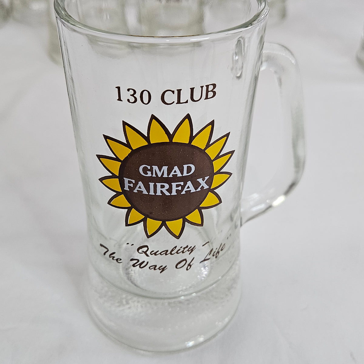 Vintage GMAD Fairfax 130 Club, 8 beer mugs and one pitcher