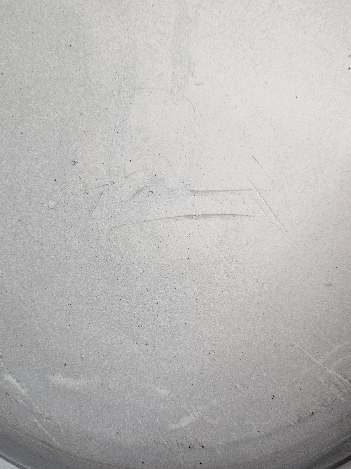 Studio pottery Serving Tray with Bowl, signed