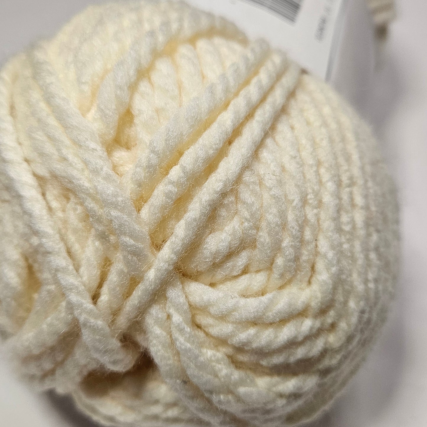 Bernat Softee Chunky yarn, Natural, 6 bulky