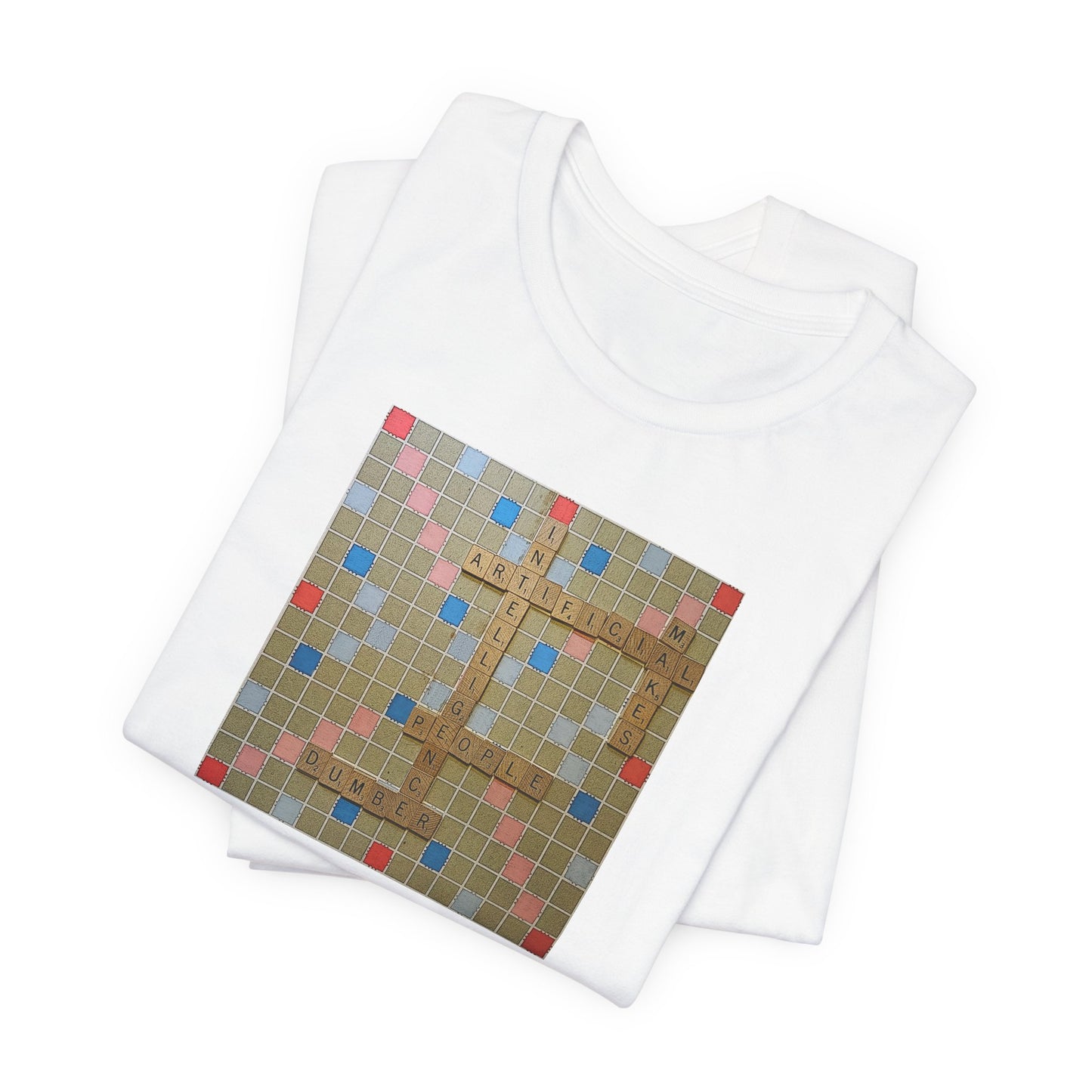 Artificial Intelligence Makes People Dumber short sleeve t-shirt