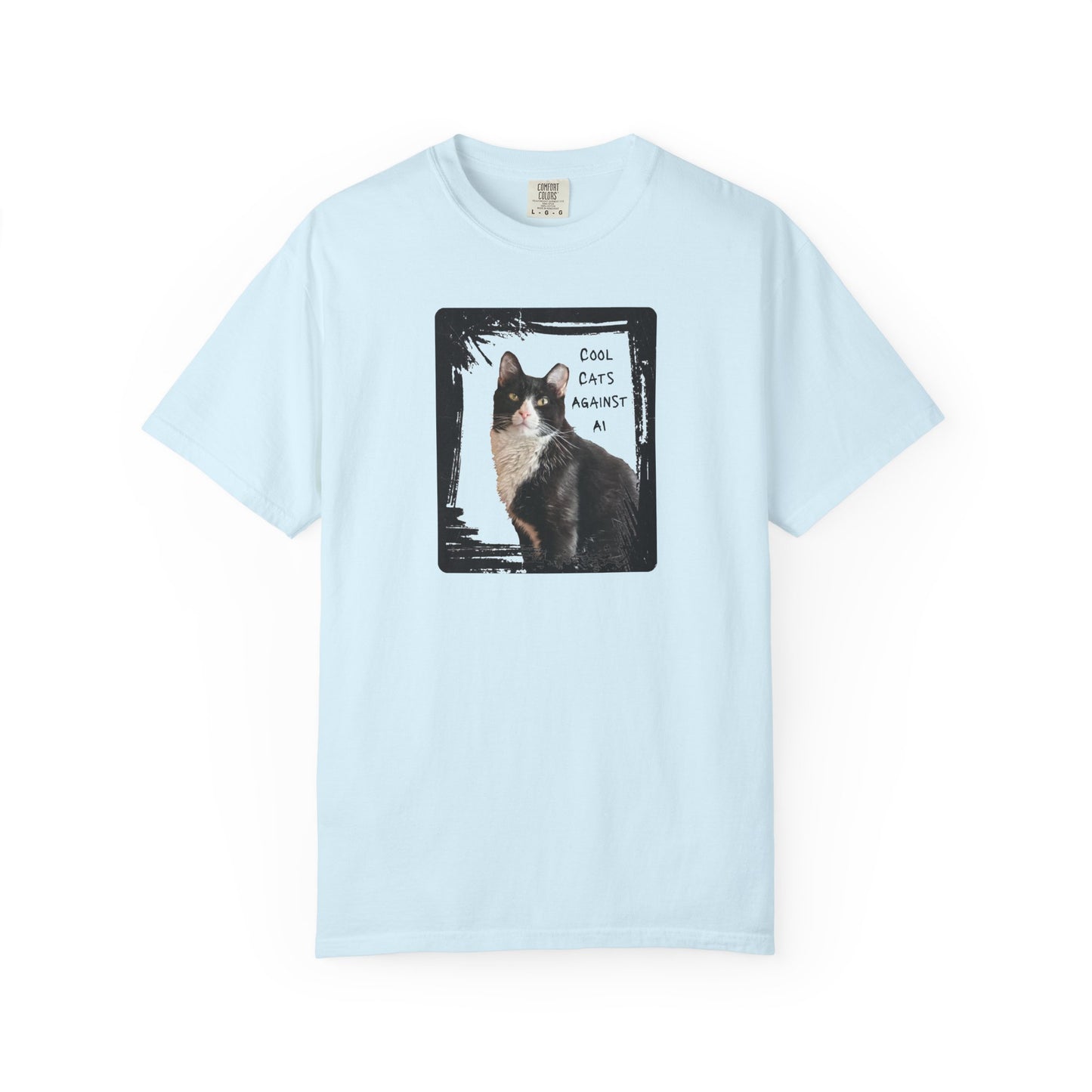 Cool Cats Against AI - Garment-Dyed T-shirt