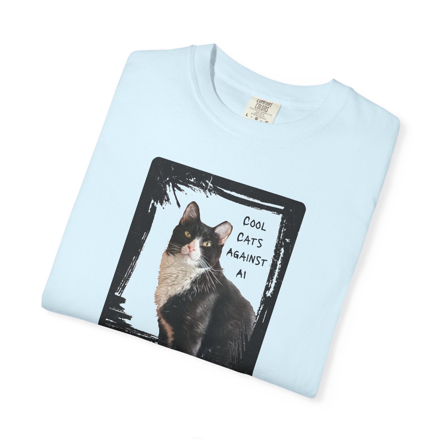 Cool Cats Against AI - Garment-Dyed T-shirt