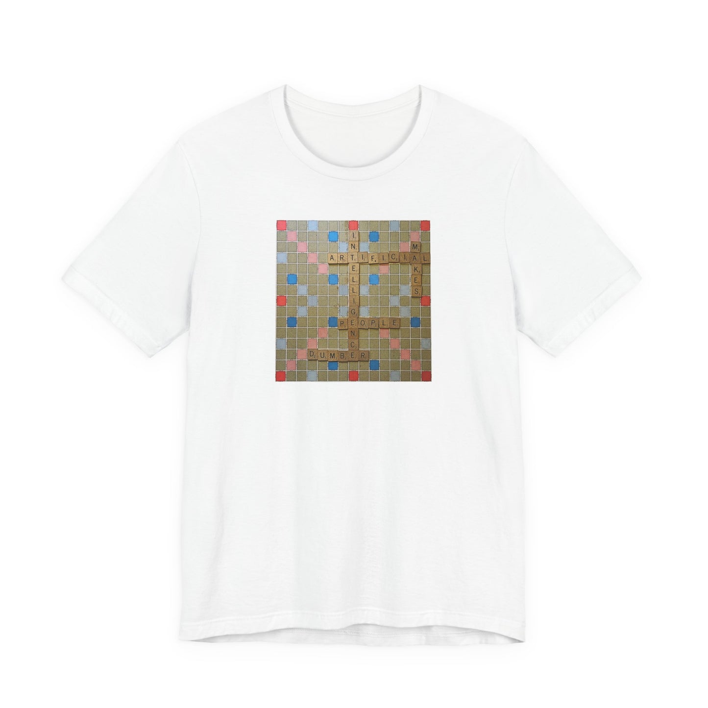 Artificial Intelligence Makes People Dumber short sleeve t-shirt