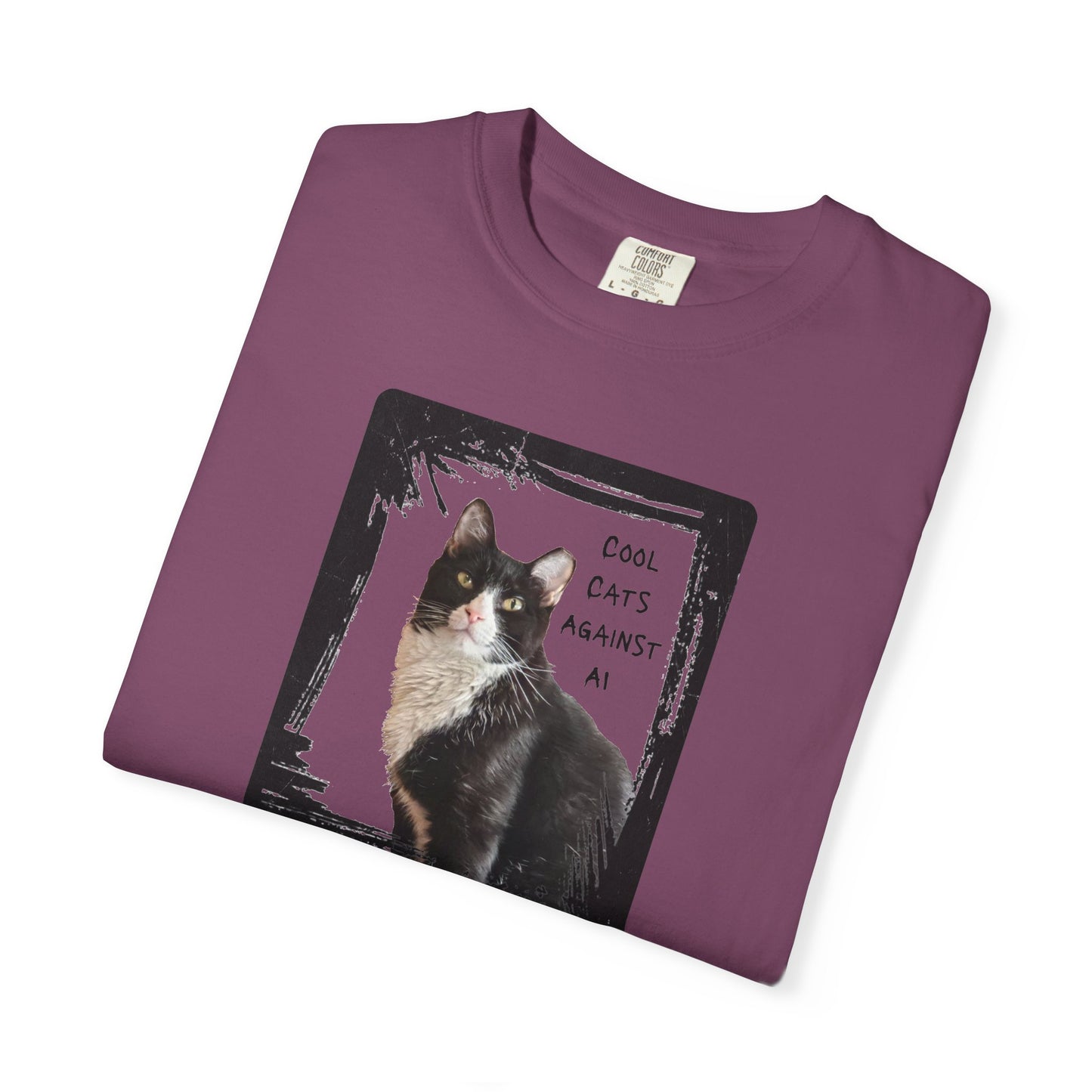 Cool Cats Against AI - Garment-Dyed T-shirt