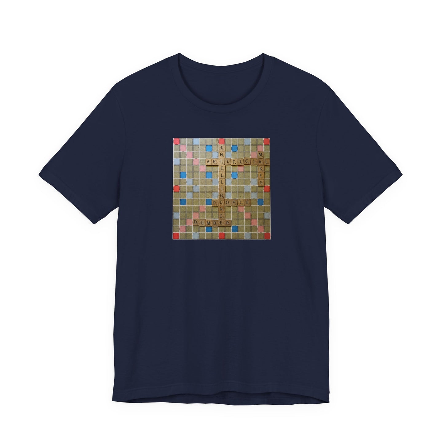 Artificial Intelligence Makes People Dumber short sleeve t-shirt