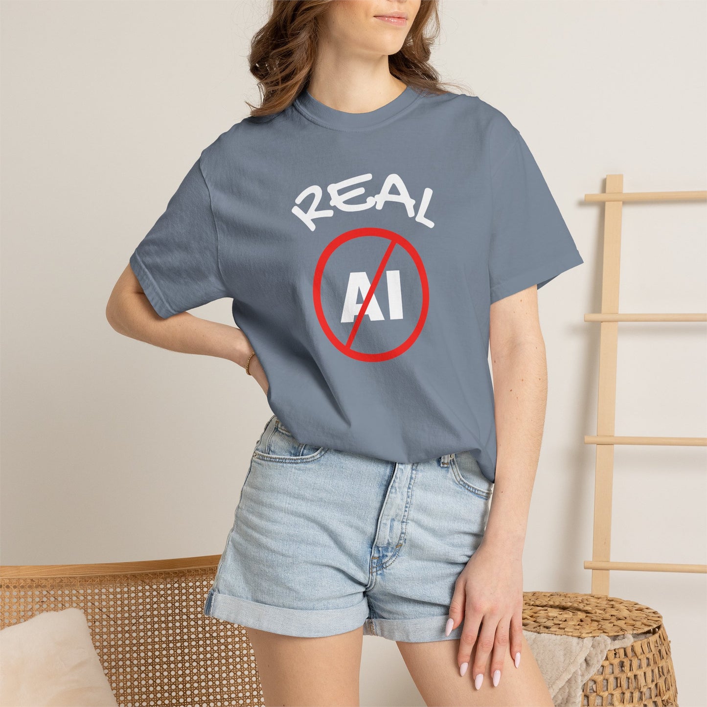 Real, No AI, Unisex T-shirt