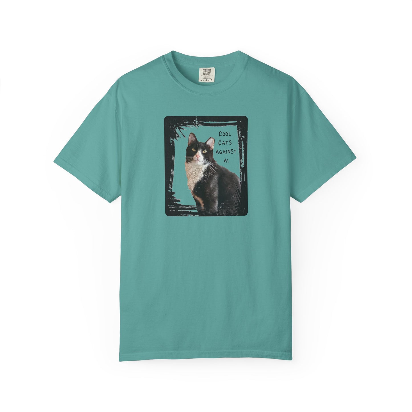 Cool Cats Against AI - Garment-Dyed T-shirt