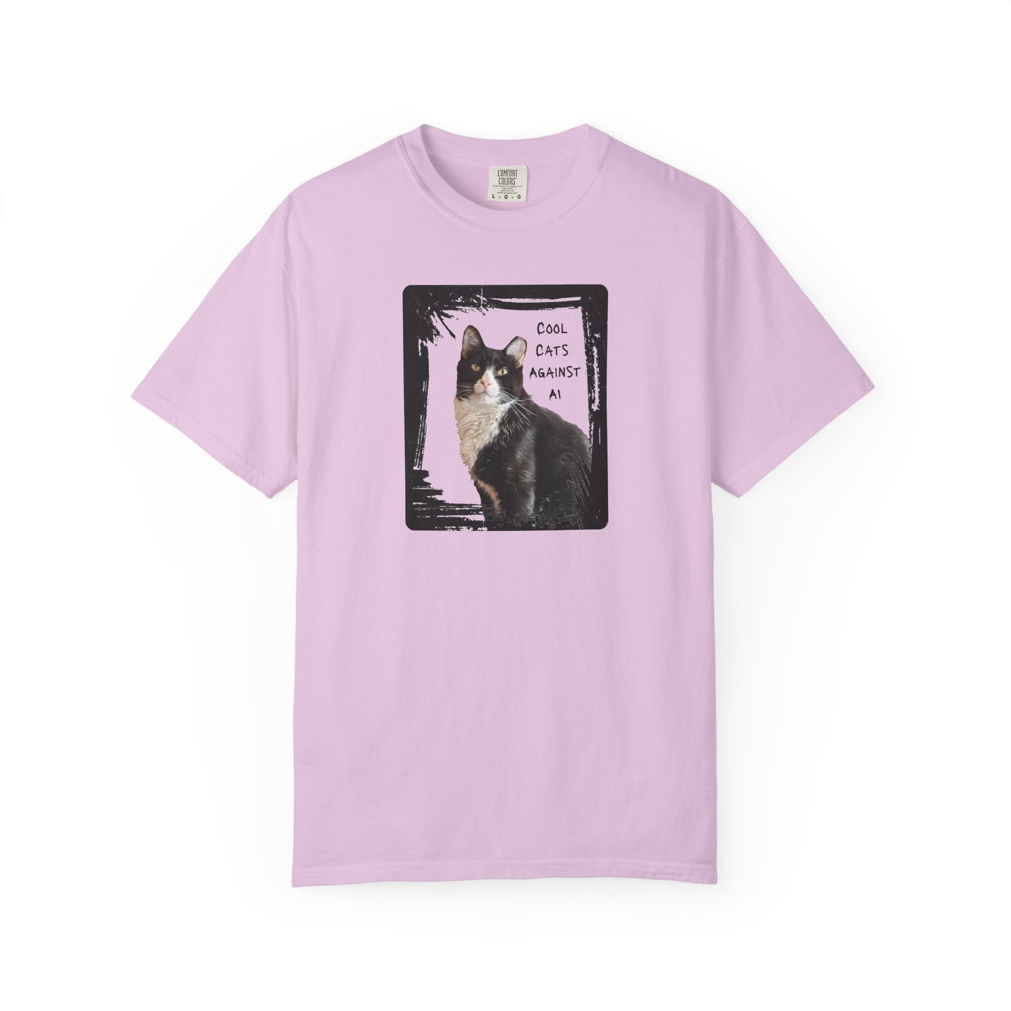 Cool Cats Against AI - Garment-Dyed T-shirt