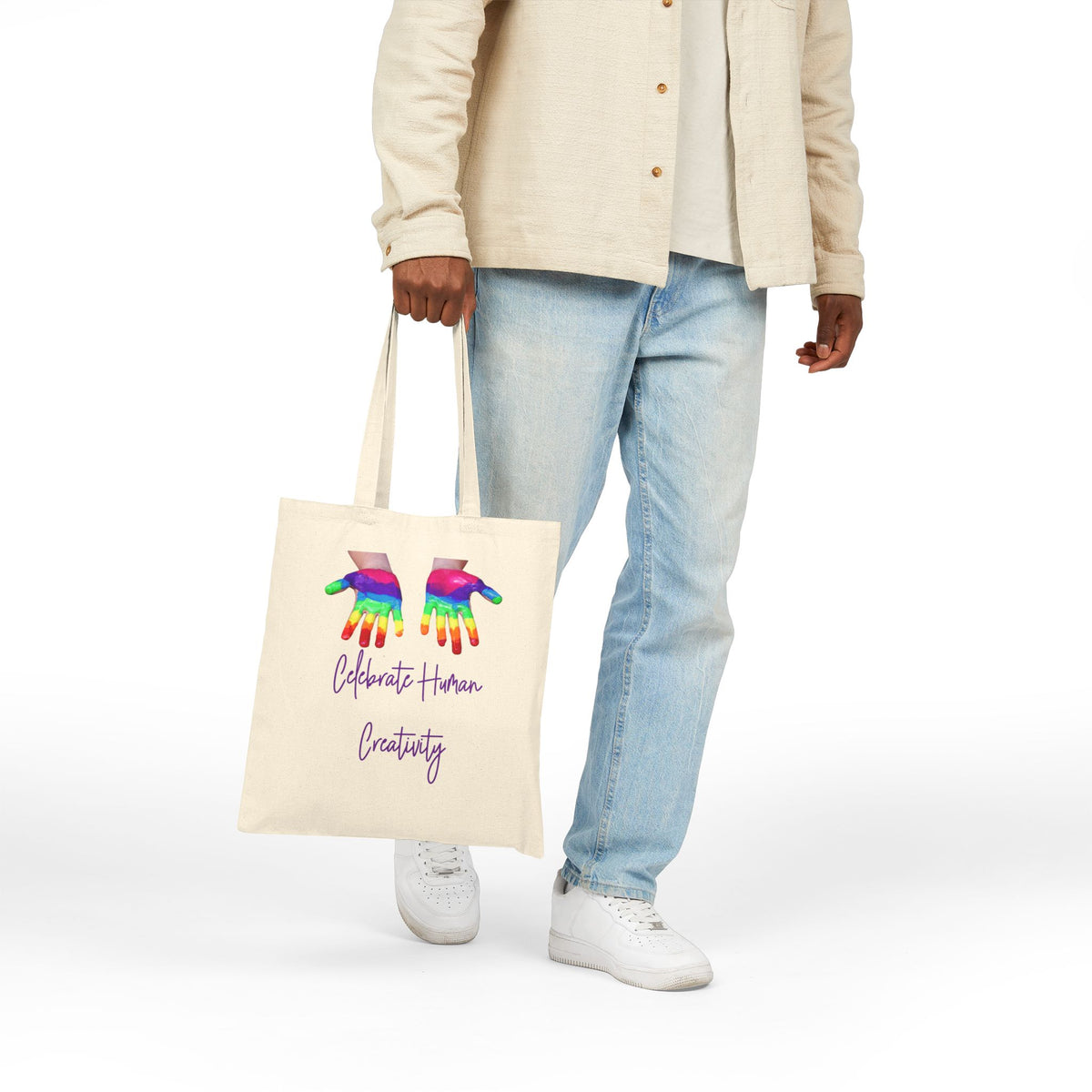 Celebrate Human Creativity Cotton Tote Bag