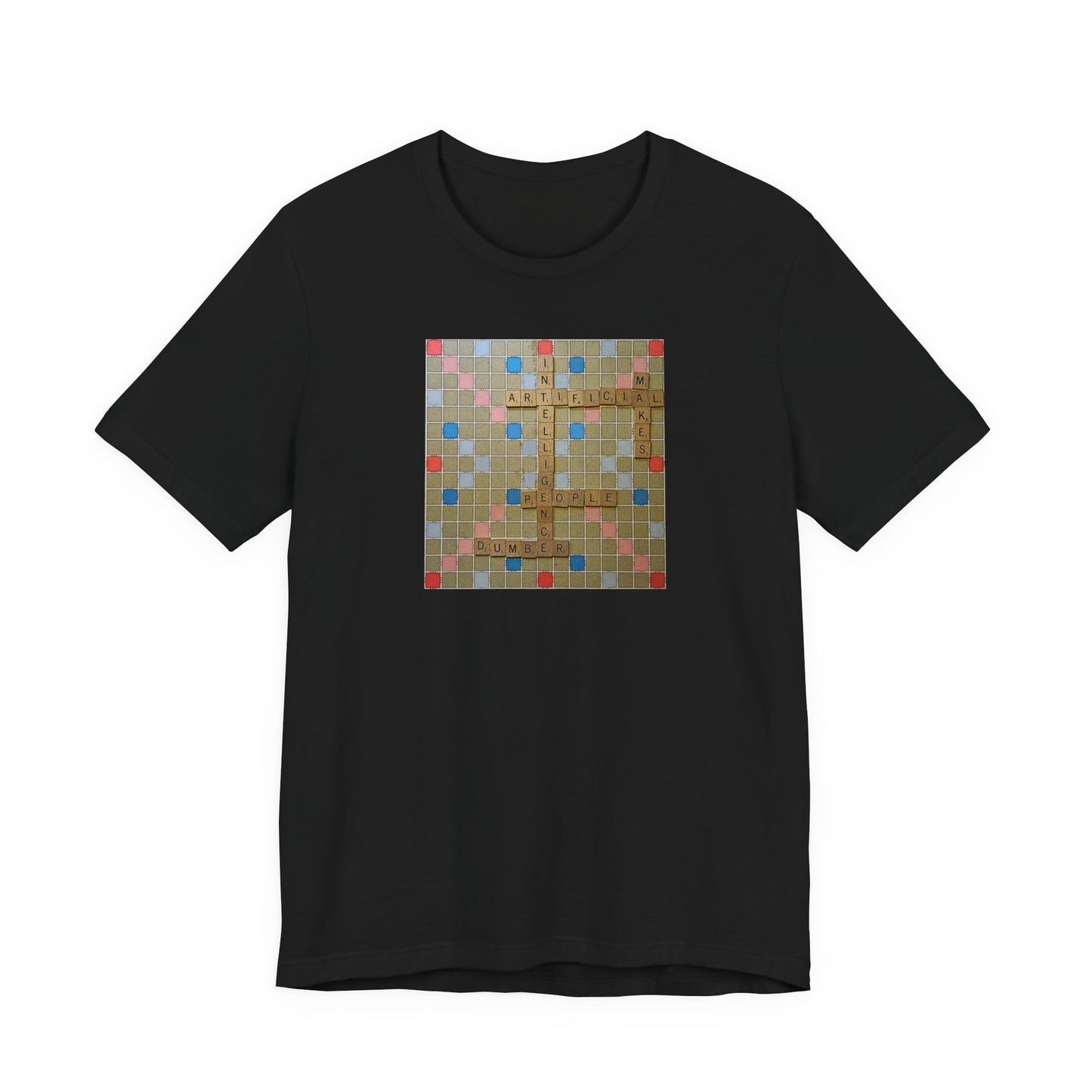 Artificial Intelligence Makes People Dumber short sleeve t-shirt