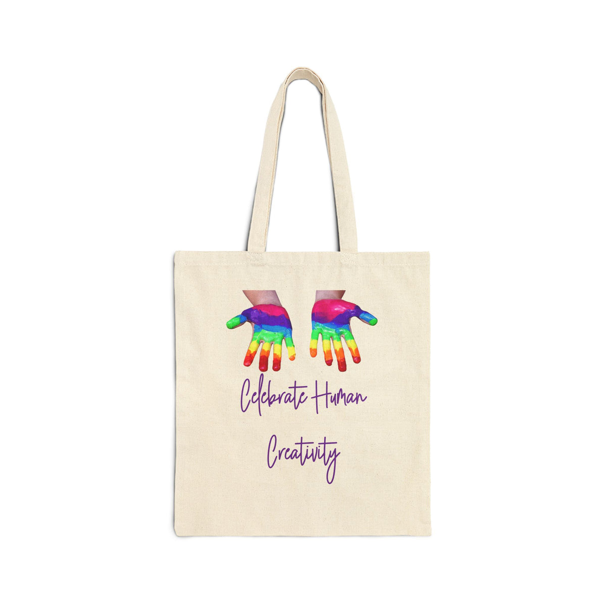Celebrate Human Creativity Cotton Tote Bag