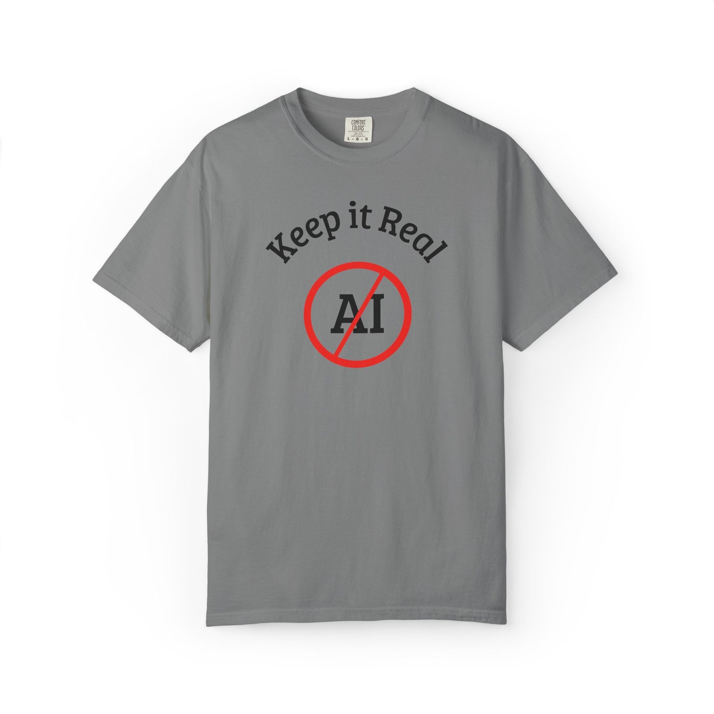 Keep It Real, No AI, Unisex T-shirt