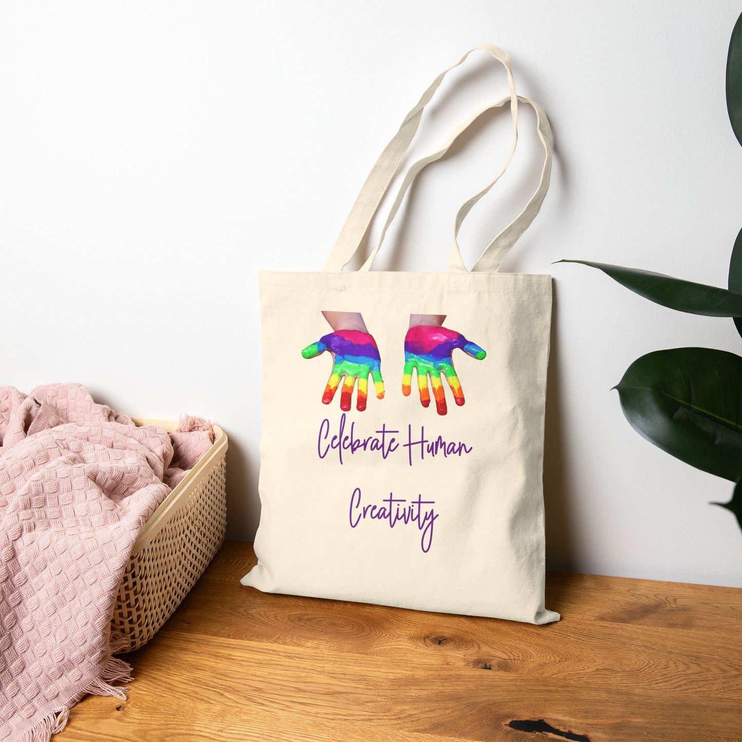 Celebrate Human Creativity Cotton Tote Bag