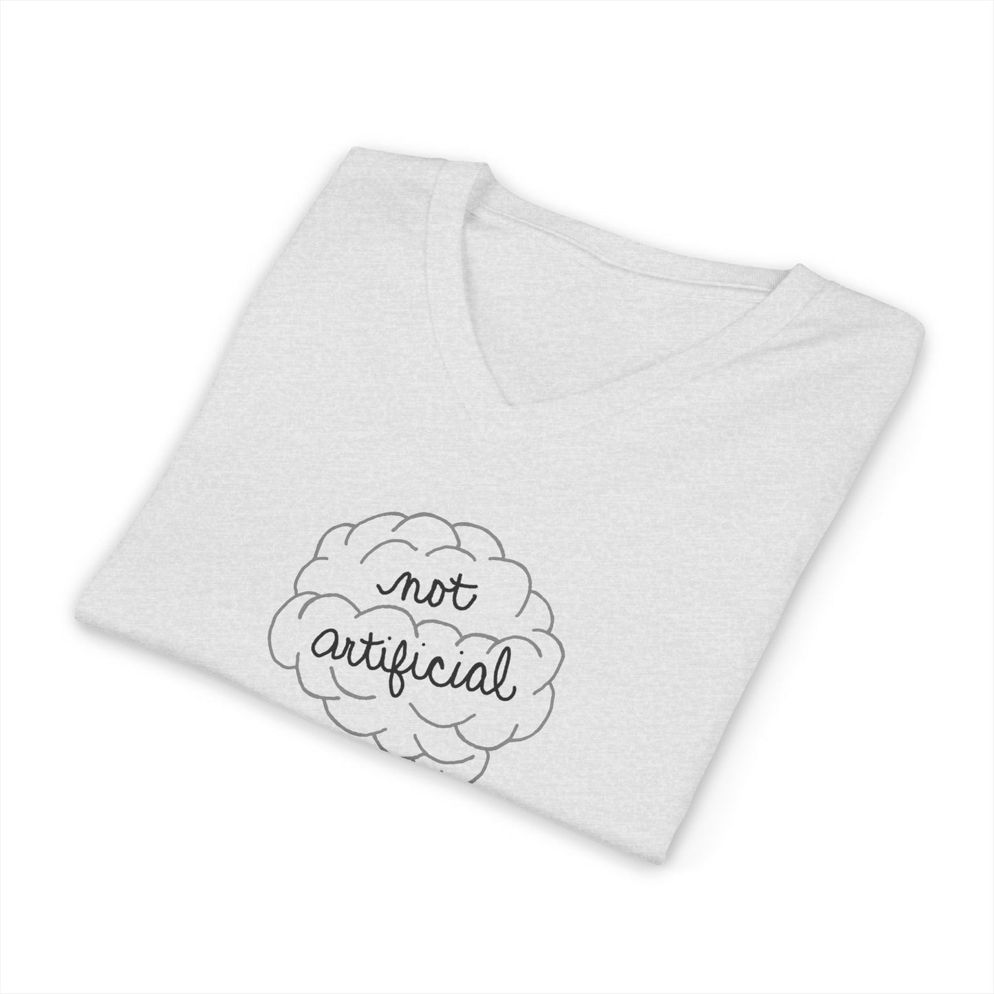 Not Artificial - Unisex Jersey Short Sleeve V-Neck Tee