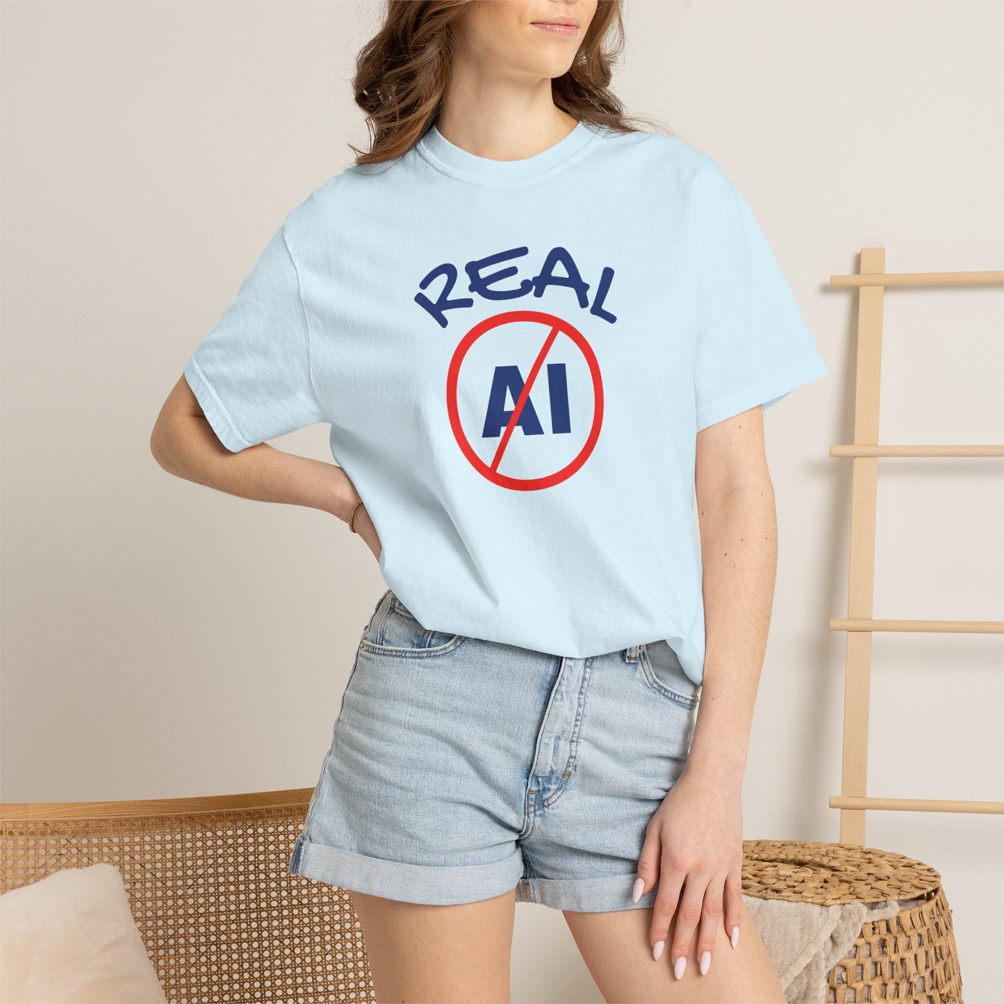 Real, No AI, Unisex T-shirt