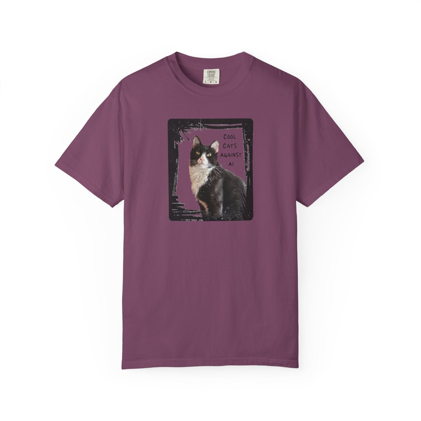 Cool Cats Against AI - Garment-Dyed T-shirt