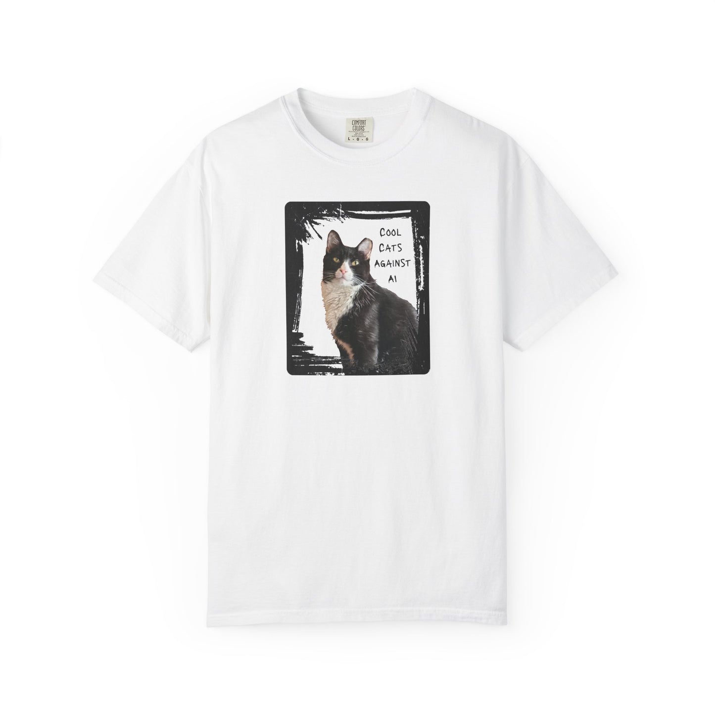 Cool Cats Against AI - Garment-Dyed T-shirt