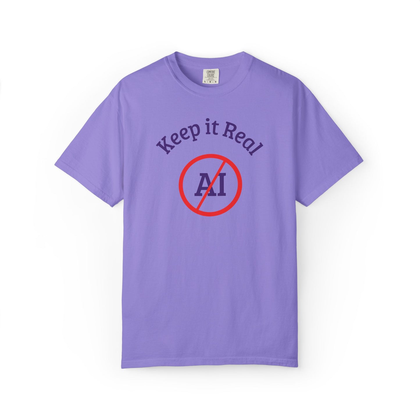 Keep It Real, No AI, Unisex T-shirt