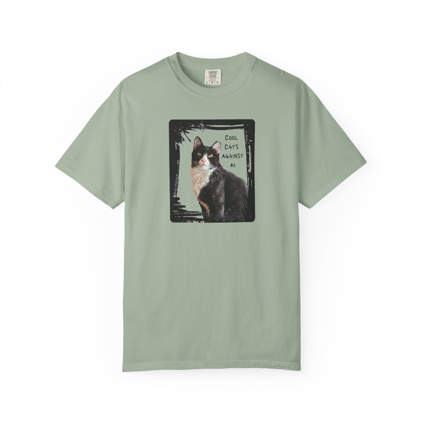 Cool Cats Against AI - Garment-Dyed T-shirt