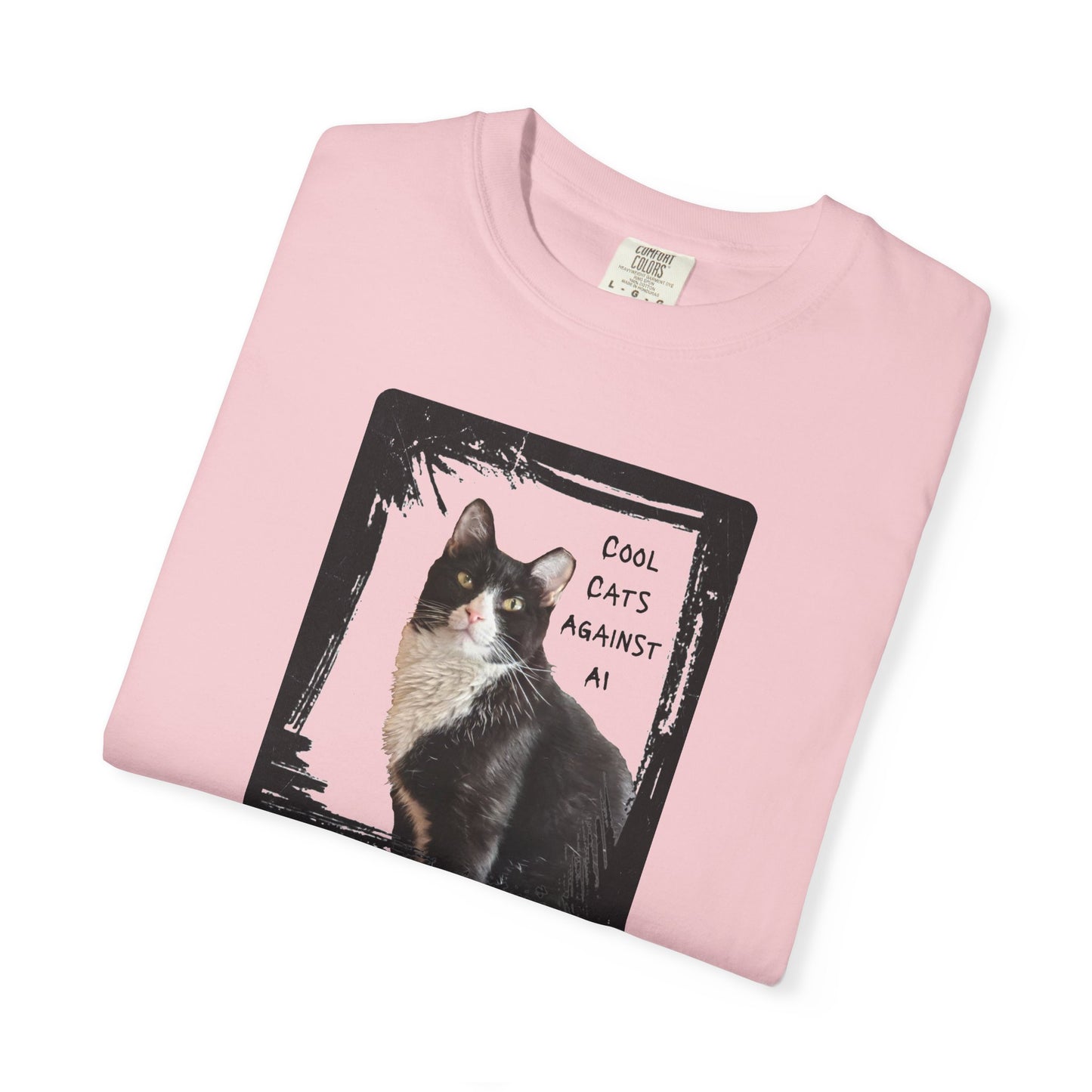 Cool Cats Against AI - Garment-Dyed T-shirt