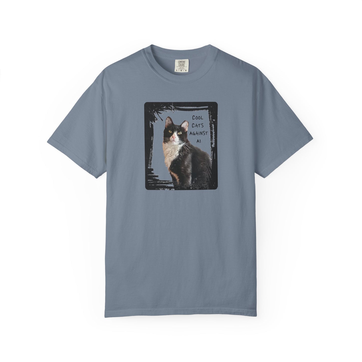Cool Cats Against AI - Garment-Dyed T-shirt