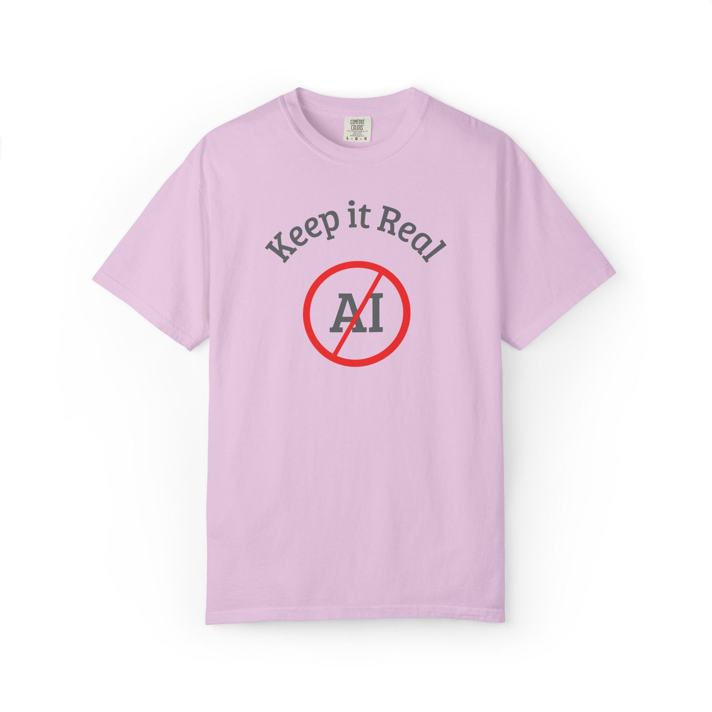 Keep It Real, No AI, Unisex T-shirt