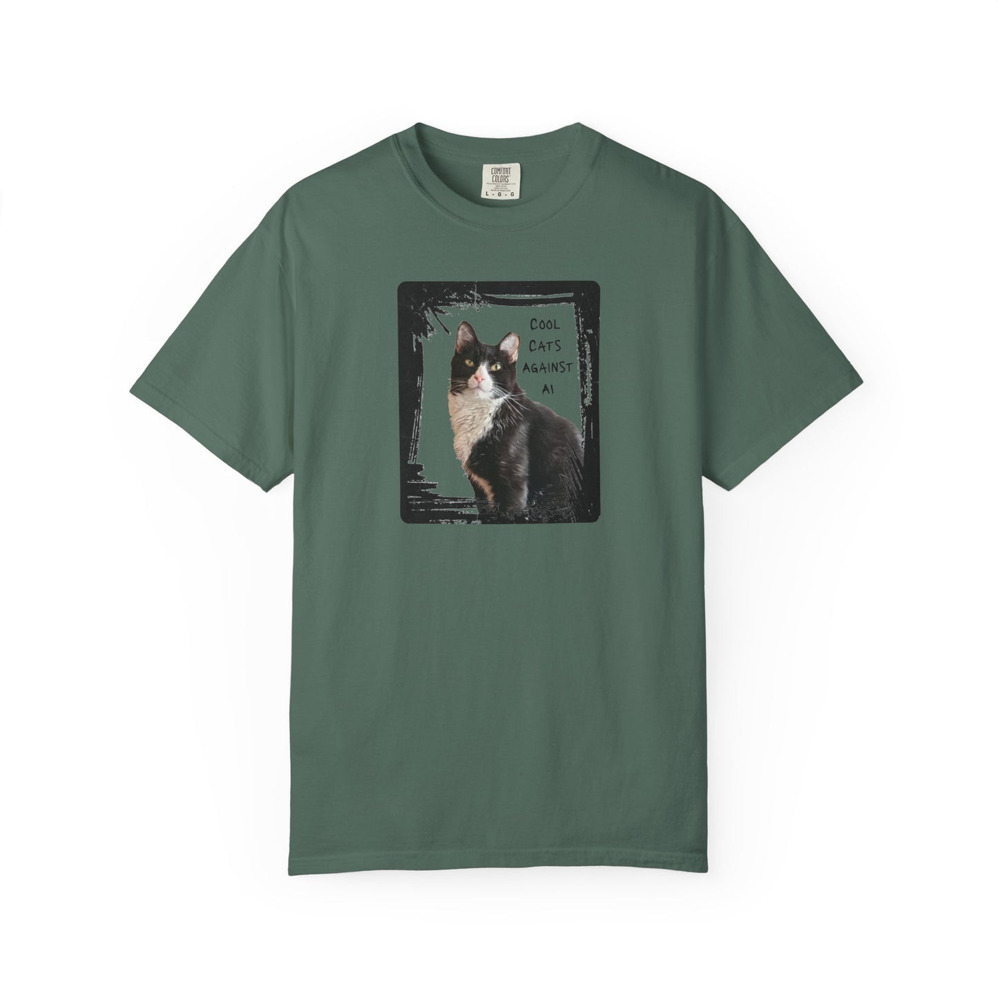Cool Cats Against AI - Garment-Dyed T-shirt