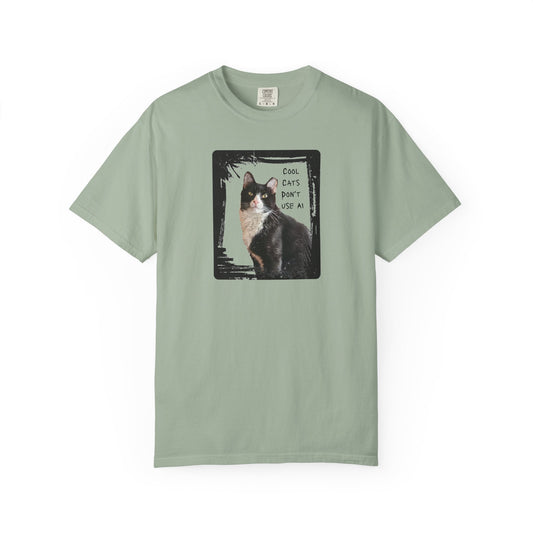 Cool Cats Don't Use AI - Garment-Dyed T-shirt