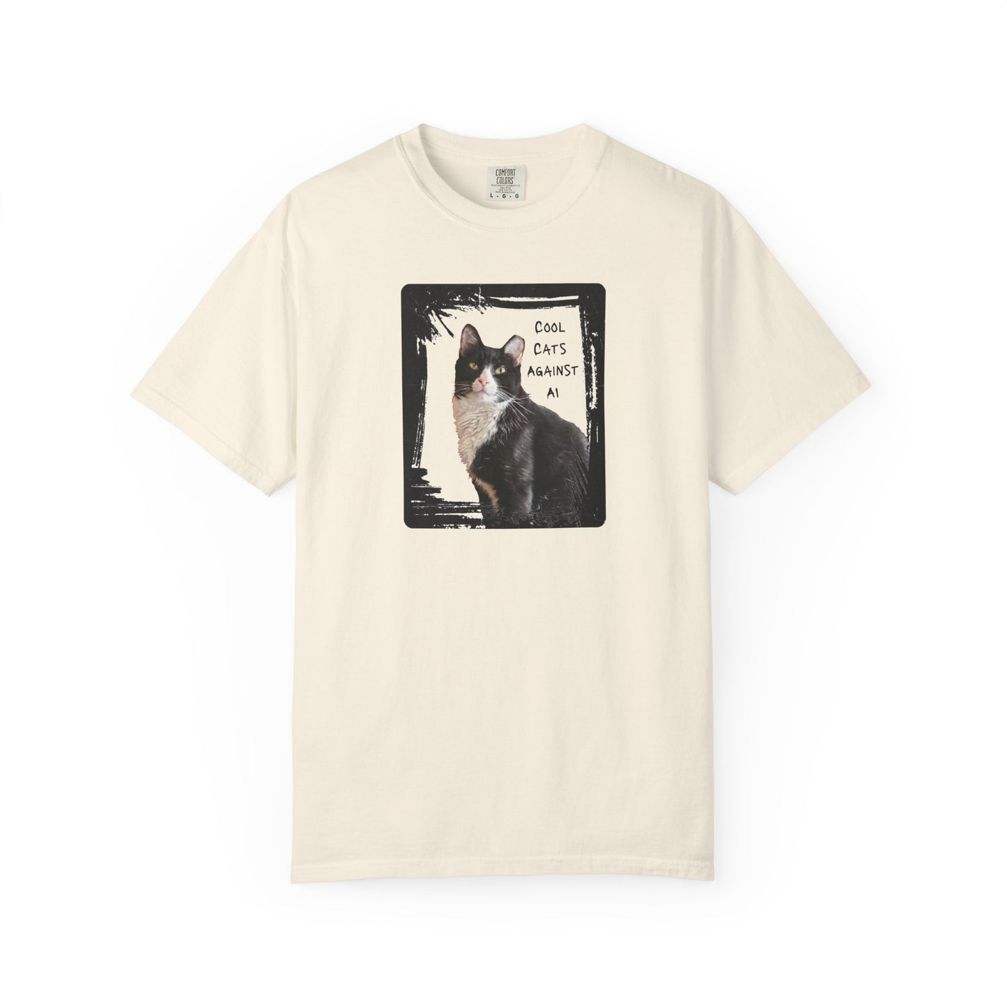 Cool Cats Against AI - Garment-Dyed T-shirt