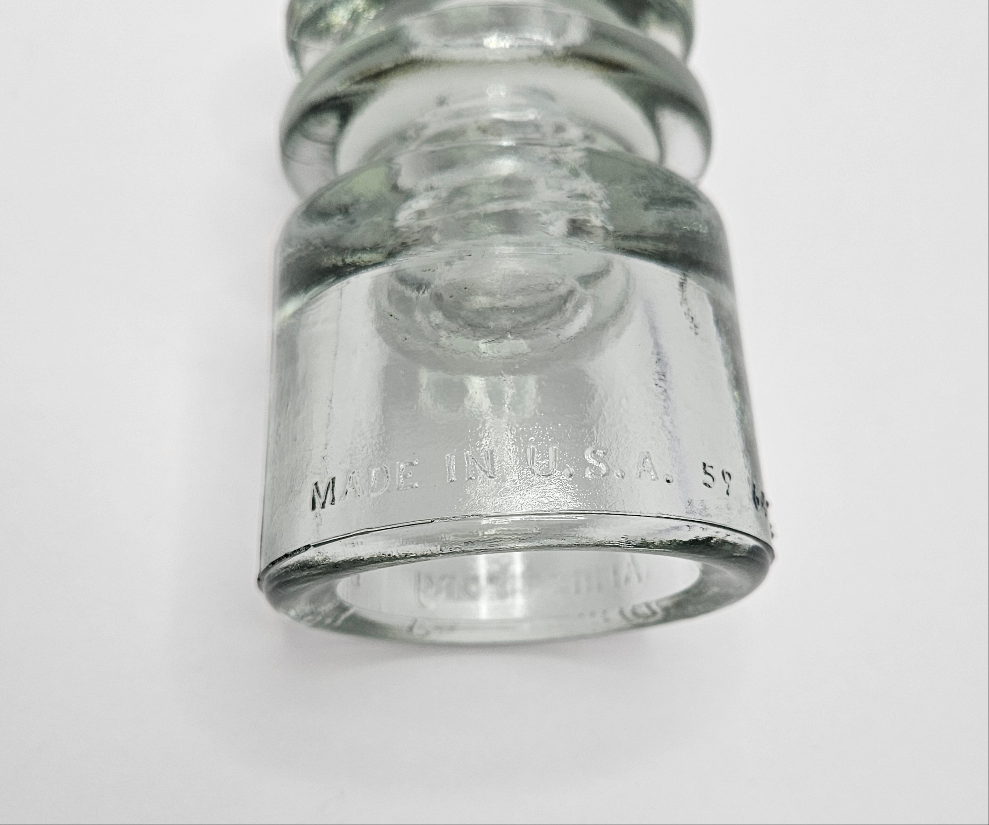 Armstrong Clear Glass Insulator TS 59 64 - 2 insulators