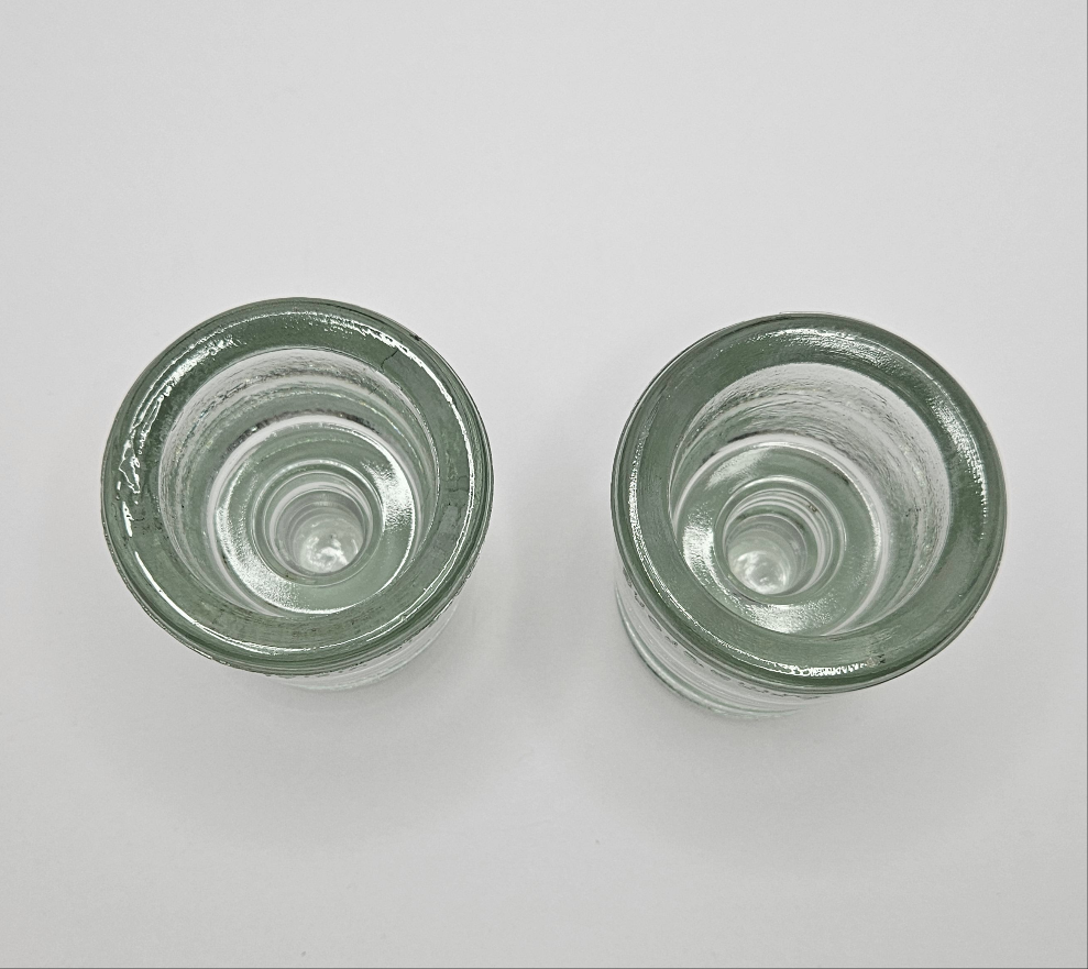 Armstrong Clear Glass Insulator TS 59 64 - 2 insulators