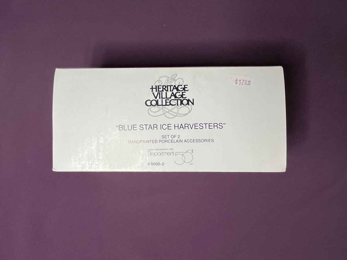 Blue Star Ice Harvesters, Department 56 Heritage Village Collection #56502