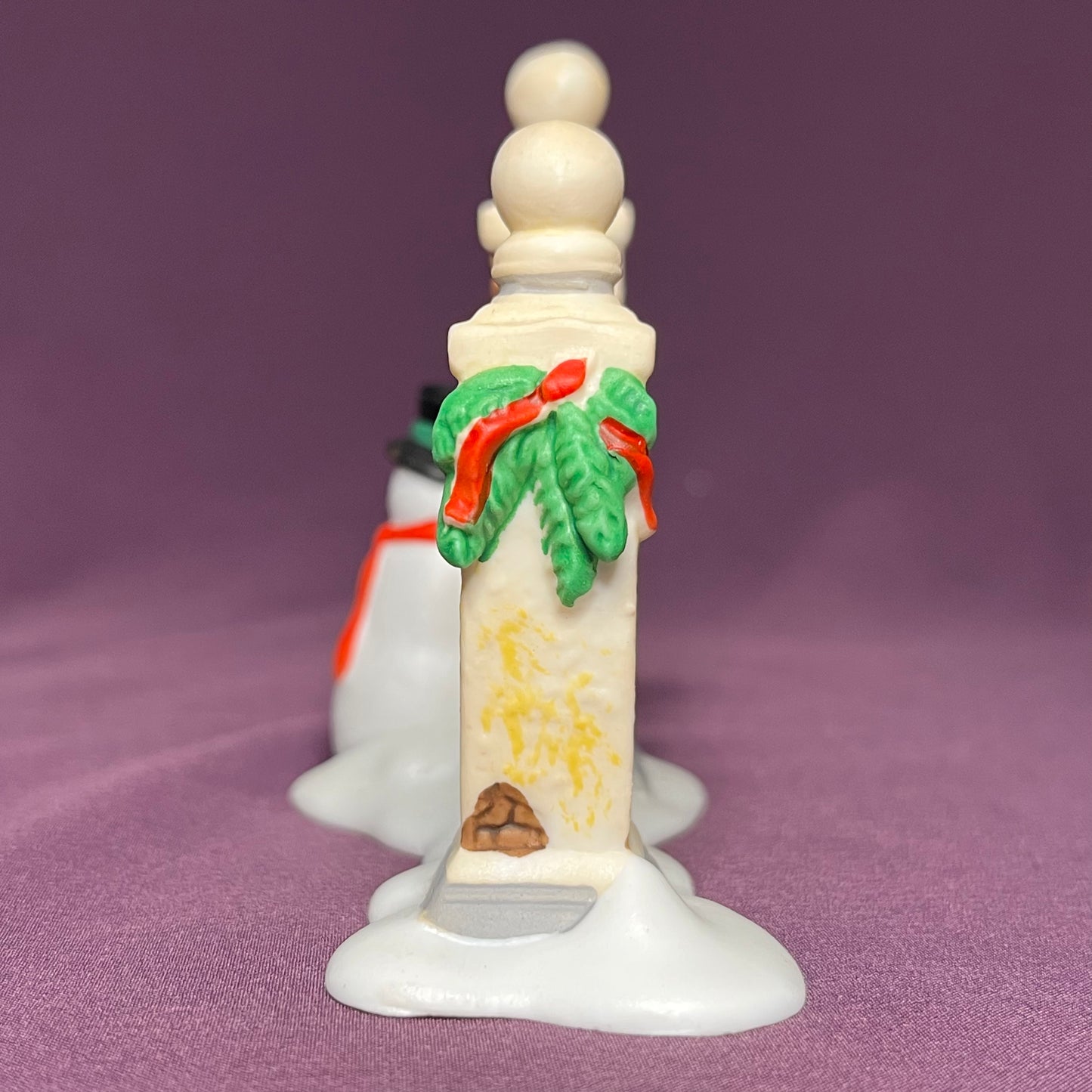 Village Sign with Snowman, Department 56 Heritage Village Collection, #55727