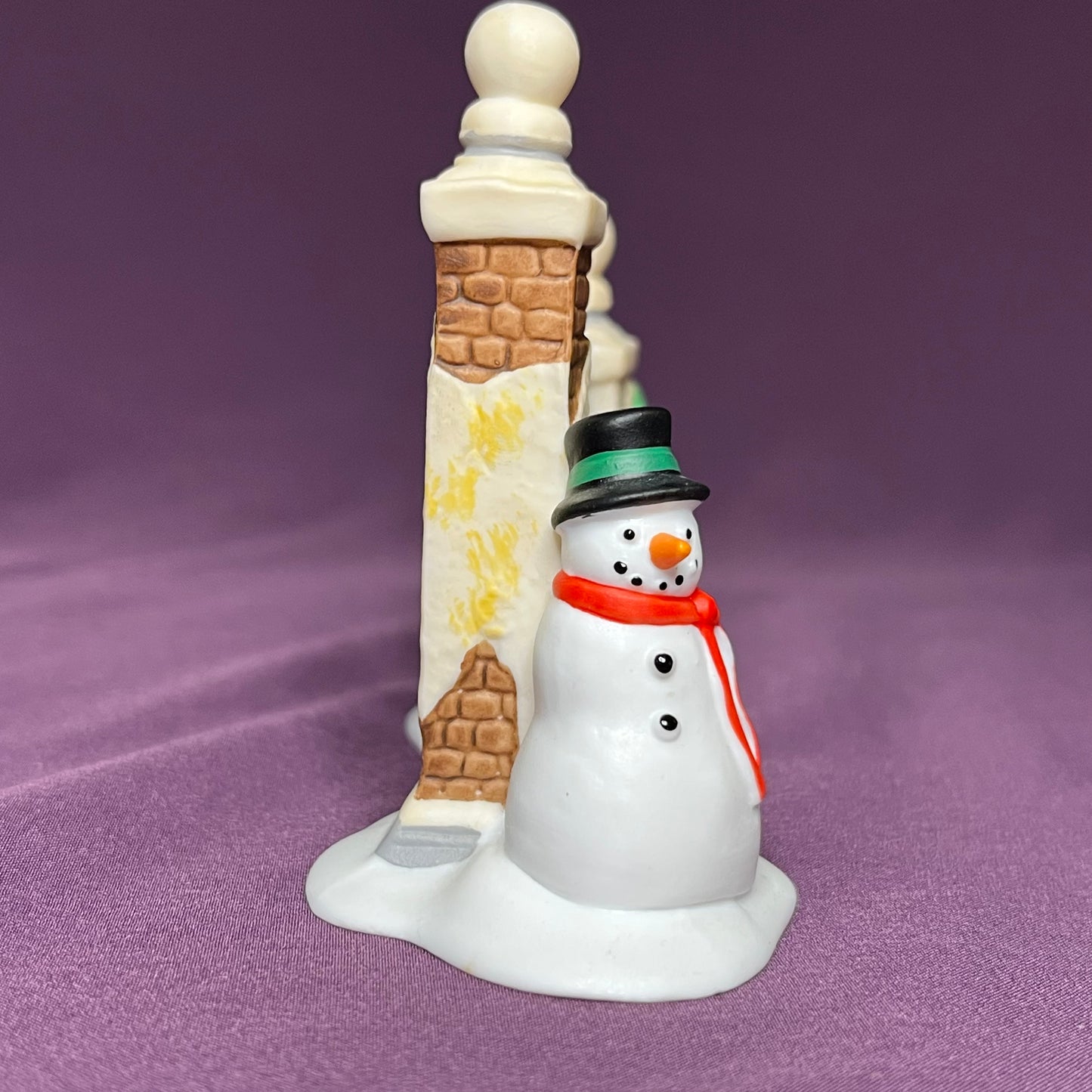 Village Sign with Snowman, Department 56 Heritage Village Collection, #55727