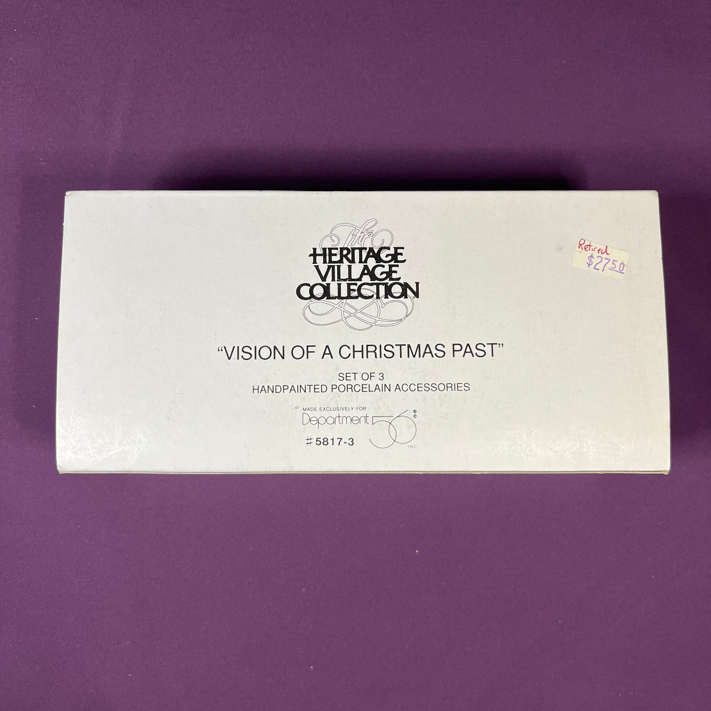 Vision of Christmas Past, Department 56 Heritage Village Collection #5817-3