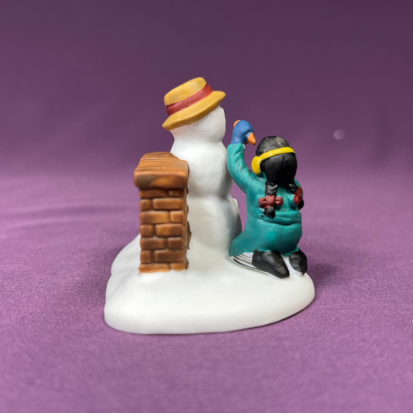 Playing in the Snow, Department 56 Heritage Village Collection #5556-5