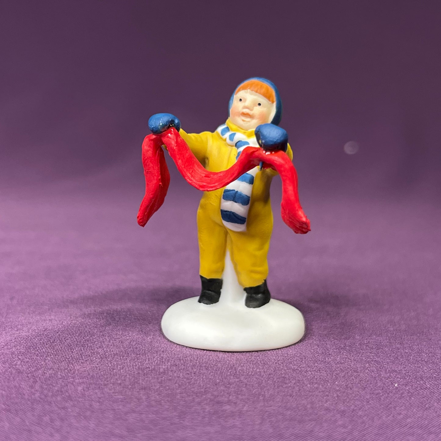 Playing in the Snow, Department 56 Heritage Village Collection #5556-5