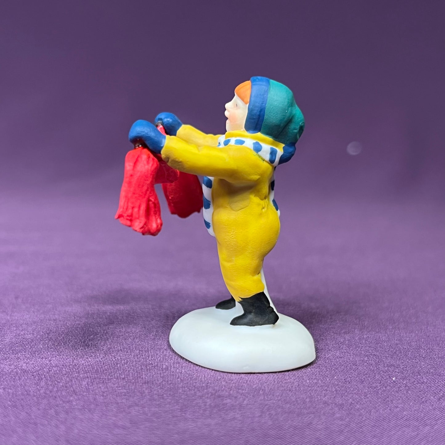 Playing in the Snow, Department 56 Heritage Village Collection #5556-5