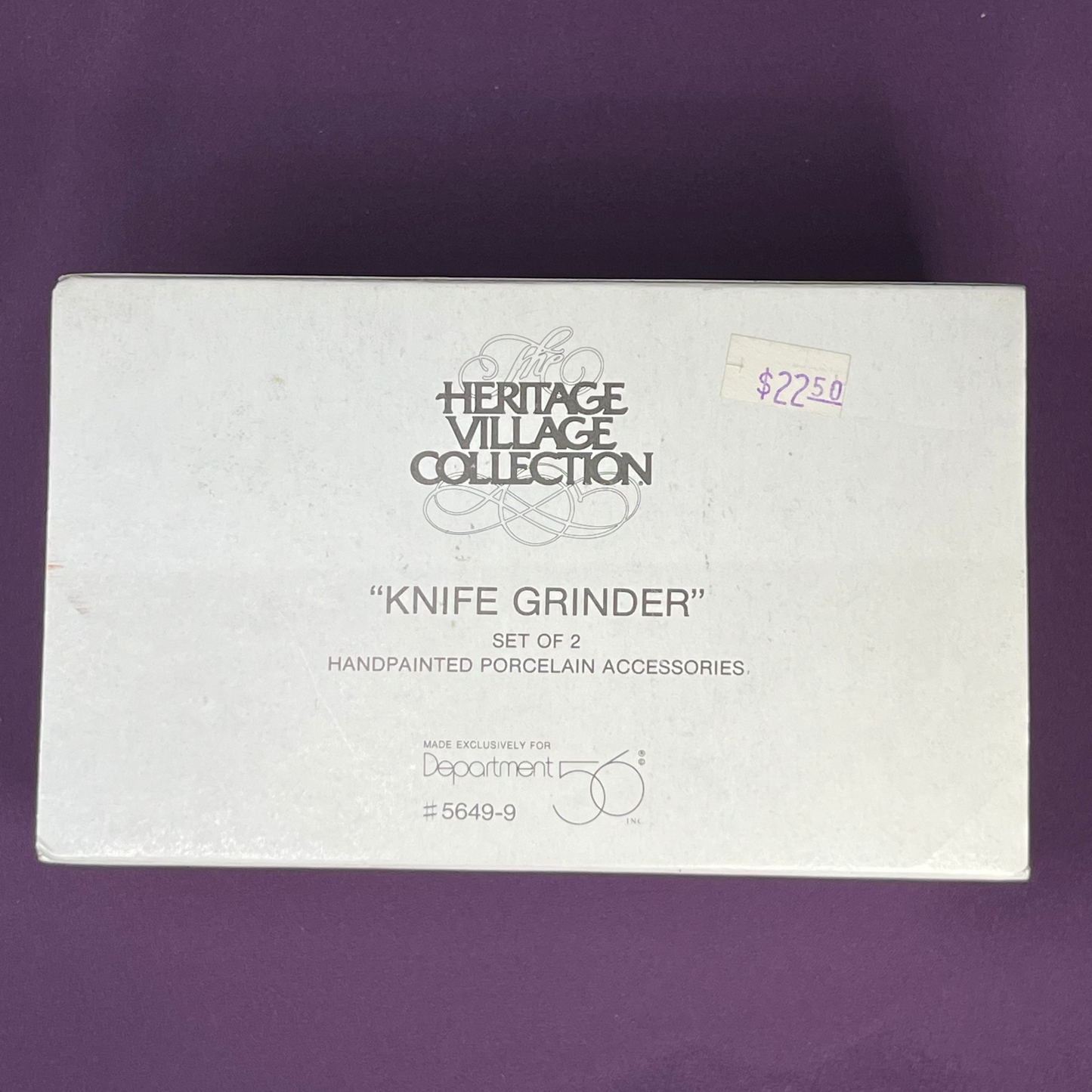 Knife Grinder, Department 56 Heritage Village Collection #5649-9