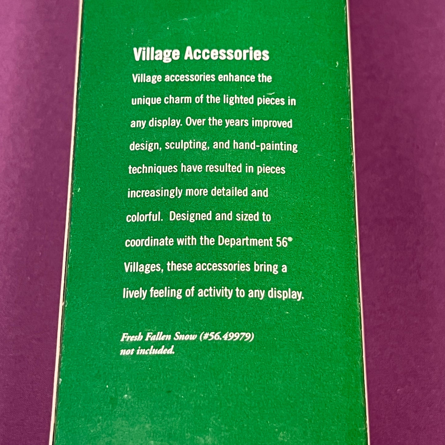 Department 56, Village Accessories, First Frost trees, Set of 3 #800007