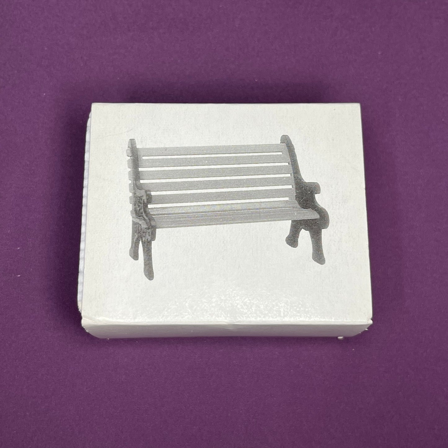 Wrought Iron Bench, Department 56 Village metal accessory, #5230-2